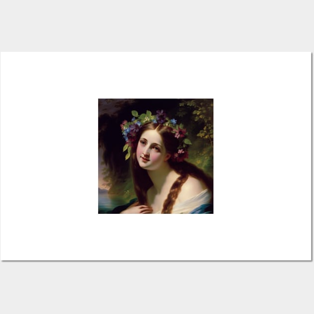 Franz Xaver Winterhalter Ophelia Wall Art by faewildlingart